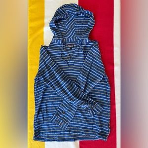 Patagonia Striped Lightweight Organic Cotton Hoodie